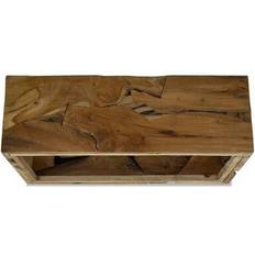 Teak Soffbord vidaXL 244558 Soffbord 35x50cm