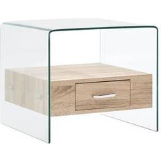 Glas Couchtische vidaXL 284724 Couchtisch 50x50cm