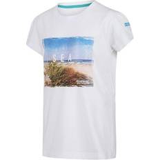 Bosley Barnkläder Regatta Kid's Bosley III Printed T-Shirt - White Sea Breeze