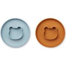 Liewood Gordon Tallrik Mr Bear 2-pack