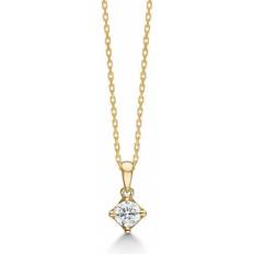 Mads Z Crown Pendant (0.24ct) - Gold/Diamond