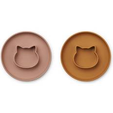 Liewood Gordon Plate Mr Cat 2-pack