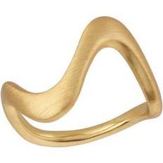 Wave Large Ring - Gold