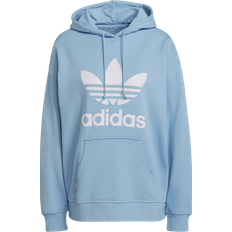 Adidas womens hoodie adidas Women's Adicolor Trefoil Hoodie - Ambient Sky