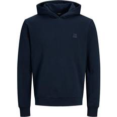 Jack & Jones Solid Hoodie - Blue/New Navy