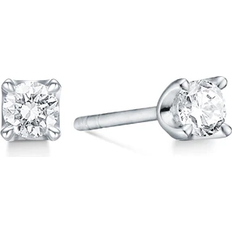 Mads Z Hvidguld Øreringe Mads Z Crown Earrings (0.30ct) - White Gold/Diamond