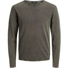 Jack & Jones Jjeleo Knit Crew Neck Noos Oliva