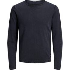 Jack & Jones Jjeleo Knit Crew Neck Noos Bleu Marine