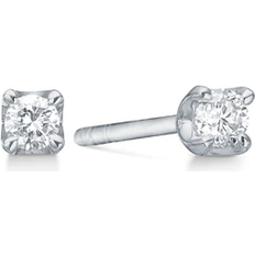 Mads Z Hvidguld Øreringe Mads Z Crown Earrings (0.18ct) - White Gold/Diamond