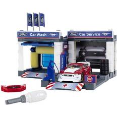 Toy Garage on sale Klein Service Station with 2019 Ford Mustang