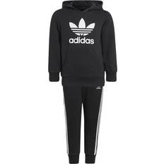 Children's Clothing Adidas Kid's Adicolor Hoodie Set - Black/White (H25253)