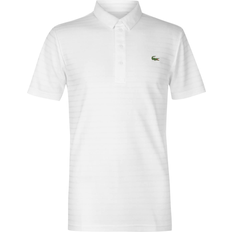 Clothing Lacoste Sport Textured Breathable Golf Polo Shirt - White