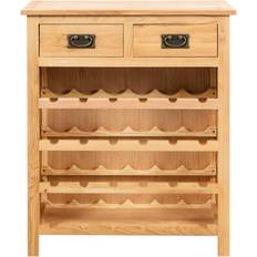 Natural Liquor Cabinets vidaXL 247043 Liquor Cabinet 72x90cm