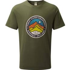 Rab Men T-shirts Rab Stance 3 Peaks SS T-shirt - Army