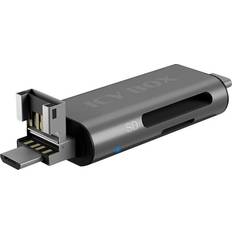 ICY BOX IB-CR201-C3 lector de tarjeta USB 3.2 Gen 1 (3.1 Gen 1) Type-C Antracita, Lector de tarjetas