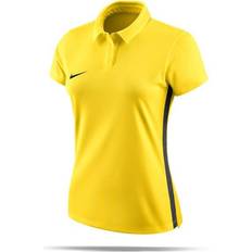 Football - Women Polo Shirts Nike Academy 18 Performance Polo Shirt Women - Tour Yellow/Anthracite/Black