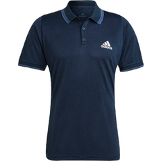 Blåa - Herr - Tennis Pikétröjor adidas Tennis Freelift Polo Shirt Men - Crew Navy/White/Crew Blue