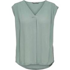 Only V-Neck Top - Green/Chinois Green