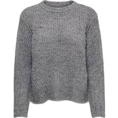 Only Fiona L/S Pullover Knt Grey Female