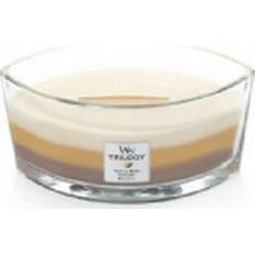 Beige Scented Candles Woodwick Trilogy Café Sweets Ellipse Scented Candle 453.6g