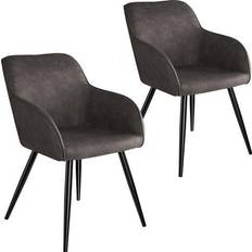 tectake Marilyn Fabric 2-pack Køkkenstol 82cm 2stk