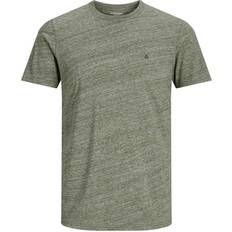 Jack & Jones Slim Fit Melange T-shirt - Green/Dusty Olive