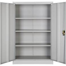 Gris Armoires tectake 402482 Armoire 90x140cm