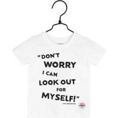 62/68 T-shirts Barnkläder Pippi Don't Worry T-shirt - White