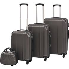 vidaXL Hardcase Suitcase - Set of 4