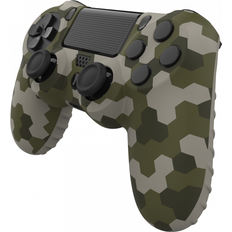 PS4 Hex Silicone Skin - Camo Green