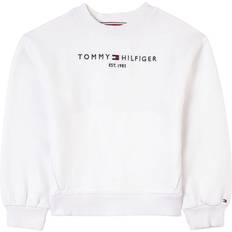 Tommy Hilfiger Essential Organic Cotton Terry Sweatshirt - White (KG0KG05764-YBR)