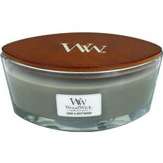 Orange Bougies Parfumées Woodwick Sand & Driftwood Ellipse Bougie Parfumée 453.6g