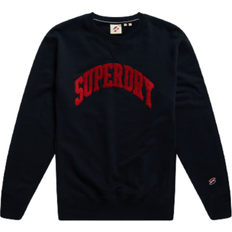 Superdry True Varsity Crew Sweatshirt - Eclipse Navy