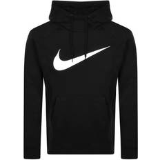 Kuntoilu & Kuntosali - Mies Paidat Nike Dry Graphic Dri-FIT Hooded Pullover Hoodie - Black/White