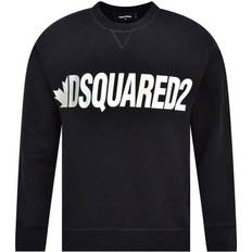 DSquared2 Metal Leaf Crewneck Sweatshirt - Black