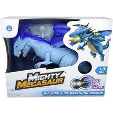 Drager Interaktive dyr Mighty Megasaur Ice Breathing Dragon 28cm