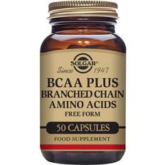 Forbedrer muskelfunktionen - Kapsler Fedtsyrer Solgar BCAA Plus 50 stk