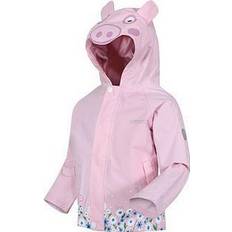 Regatta Veste Junior Imperméable Avec Capuche Animalet Design Peppa Pig Rose