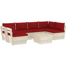 vidaXL 3063597 Outdoor Lounge Set, 1 Table incl. 6 Sofas