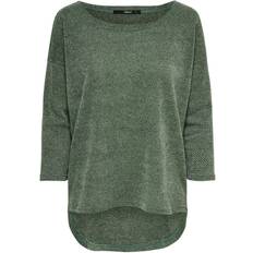 Only T-shirt Alba Maniche 3/4 - Vert