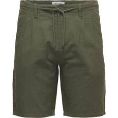 Only & Sons Chino Shorts - Green/Olive Night