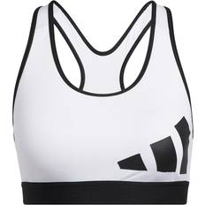 Adidas Believe This 3Bar Logo Bra - White/Black