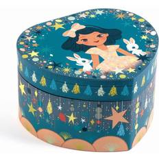 Smykkeskrin på tilbud Djeco Princess Happy Jewelry Box with Music