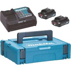 Batterier & Ladere Makita 2xBL1021B + DC10SB