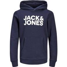 Jack & Jones Felpa Corp Logo Navy/Bianco