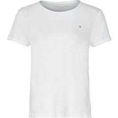 Tommy Hilfiger Tee-shirt Droit En Coton Bio - Bleu Marine/Rouge