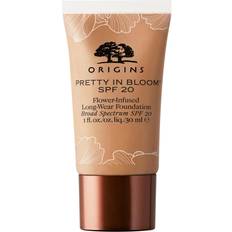 Origins Pretty in Bloom Flower-Infused Long-Wear Foundation SPF20 #500 Medium Deep Warm