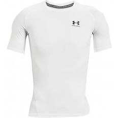 Men's HeatGear Short Sleeve T-shirt - White/Black