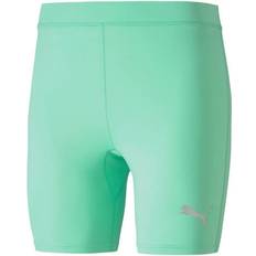 Green - Men Base Layer Trousers Puma Liga Baselayer Short Tights Men - Green Glimmer