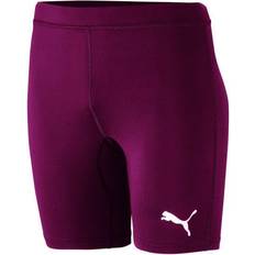 Elastane/Lycra/Spandex Base Layer Trousers Puma Liga Baselayer Short Tights Men - Cordovan